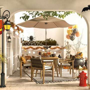 Hold a Lively Halloween Party Outdoors