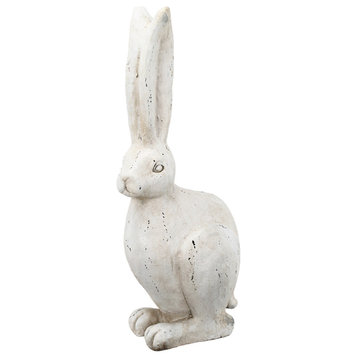 Rabbit Decorative Object or Figurine, White
