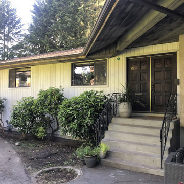 Siding replacement - Cedar Channel Vertical Siding