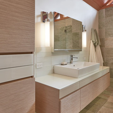 Mixed Materials Bathroom