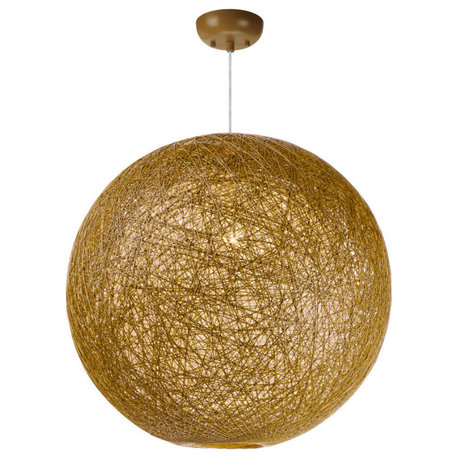 Bali 1-Light Chandelier, Natural, 24"
