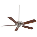 Minka Aire - Minka Aire F588-SP-BN Ultra - Ceiling Fan in Traditional Style - 12 inches tall - Rod Length(s): 6 x 0.75