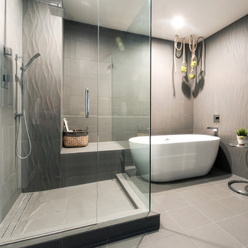 Modern Mastern Bath - Remodel