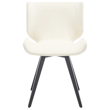 Safavieh Couture Matty Scandinavian Dining Chair, Cream
