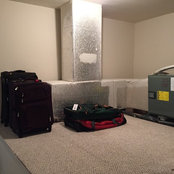 AFTER: Organized & decluttered attic space