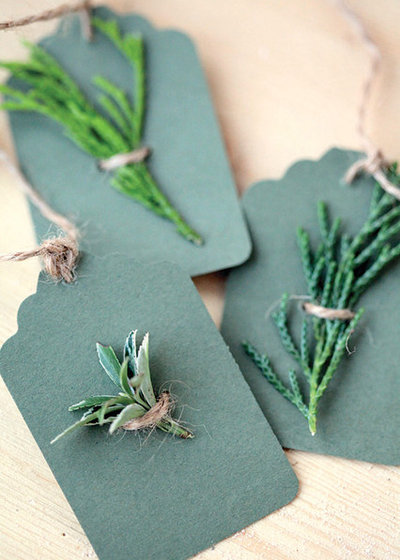 Holiday DIY: 'Garden Made' Forced Bulbs and Gift Tags