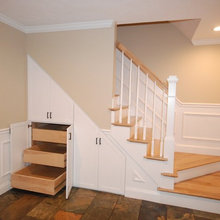 Under the stairs