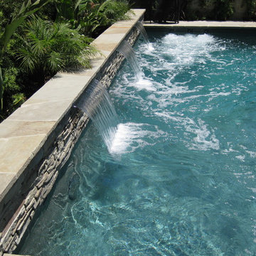 Pool with swim jets in Santa Monica, California