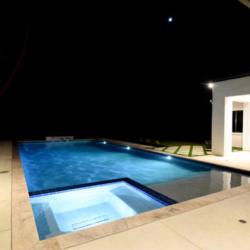 Westlake Modern Pool with Diving Platform