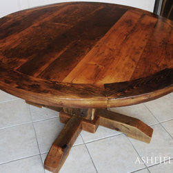 Round Reclaimed Wood Tables - Products