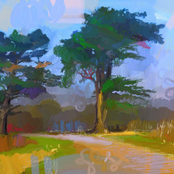 Paintings: "Two Trees" Archival Print - Fine Art Prints
