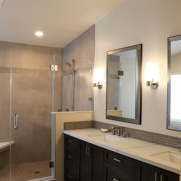 Master Bath with Free Standing Tub in San Ramon