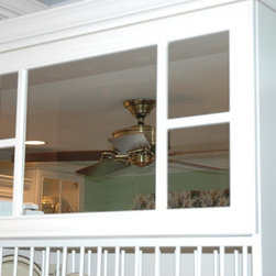 Two way mirror for TV - Kitchen Cabinetry