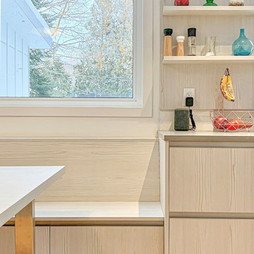 White Pine Scandinavian Inspired Kitchen: Barrie, ON