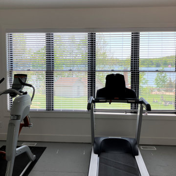 Motorized Shades for Lake House