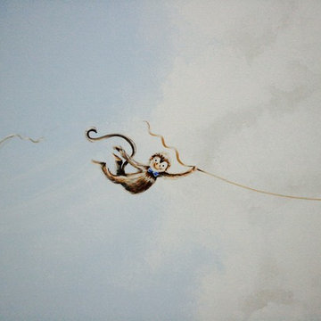Pryor-Leavitt Sky Mural - Historic Fort Worth Texas