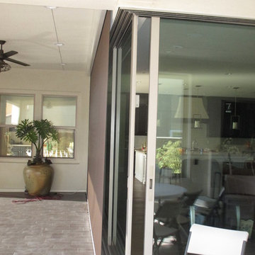 Motorized Power Screens on a Patio, California Room, and Exterior Window