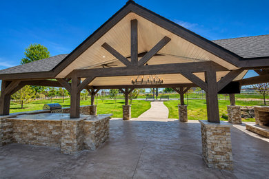 Patio - traditional patio idea in Boise