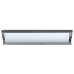 Besa Lighting - Besa Lighting ELANA26-SW-LED-CR Elana 26 - 26.5" 30W 3 LED Bath Vanity - Our Elana bath collection has a clean contemporaryElana 26 26.5" 30W 3 Chrome Satin White G *UL Approved: YES Energy Star Qualified: n/a ADA Certified: n/a  *Number of Lights: Lamp: 3-*Wattage:10w LED bulb(s) *Bulb Included:Yes *Bulb Type:LED *Finish Type:Chrome