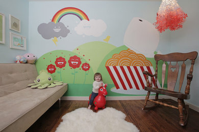 Design ideas for a traditional kids' room.