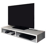 SoCal Visual Solutions - RIZERvue by SoCalVS - Tabletop TV Stand, White - *Please Note*