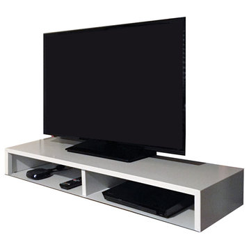 Tabletop TV Stand, White