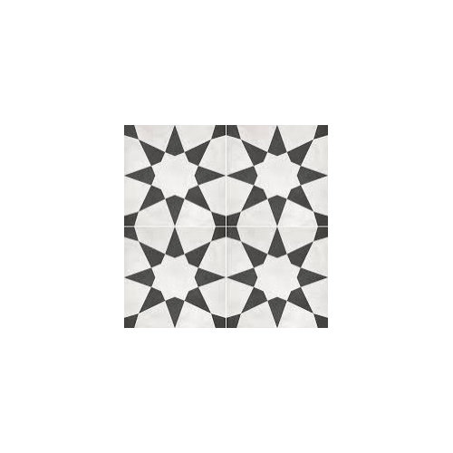 what color grout for this black and white floor tile?