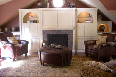 Inspiration for an eclectic home design remodel in Boston