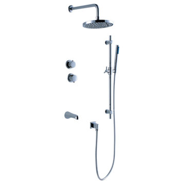 Royce Shower Set, Chrome