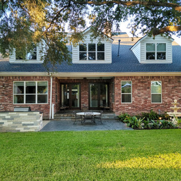 A New Orleans Inspired Landscape and Fountain- Tanglewood, Houston, TX