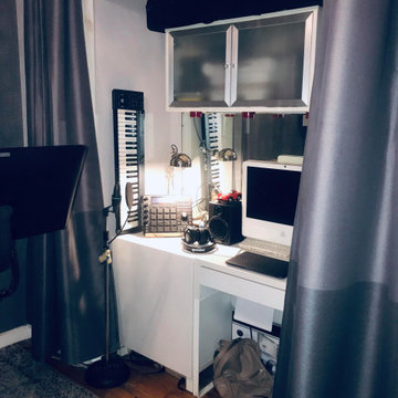 Lady's Dressing Room and Lounge - Maximizing Shared Space in NYC Apartment