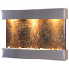Reflection Creek Water Feature by Adagio, Green Marble, Stainless Steel