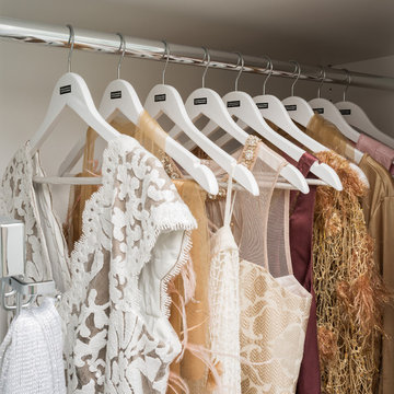 Dressing Room / Custom Closet detail — Organized Interiors