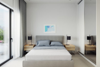 This is an example of a bedroom in Melbourne.