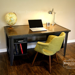 Industrial Style Home Office - Desks And Hutches