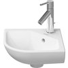 Duravit ME by Starck Corner Handrinse Bathroom Sink 0722430000 White