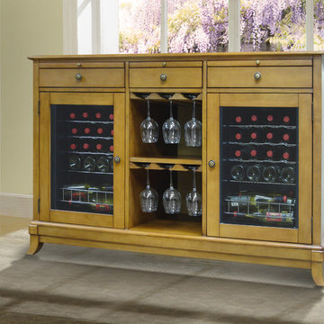 Portofino Series 36-Bottle Wine Credenza