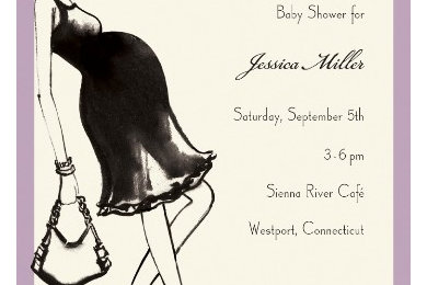 Girl Baby Shower Invitation Cards
