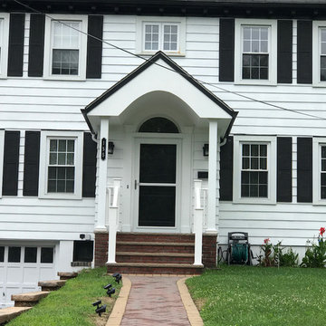 New Portico with Properly Pitched Roof