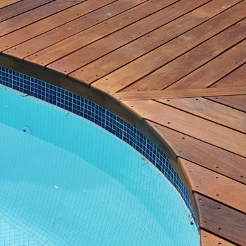 Hardwood Pool Deck
