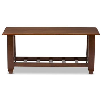 Larissa Mission Style Cherry Finished Brown Wood Occasional Coffee Table