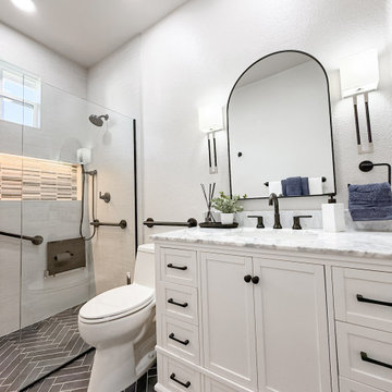 Timeless Universal Design Bathroom Remodel