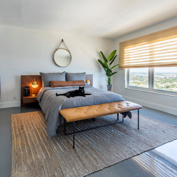 Coastal Mid-Century Bedroom | North Fort Lauderdale