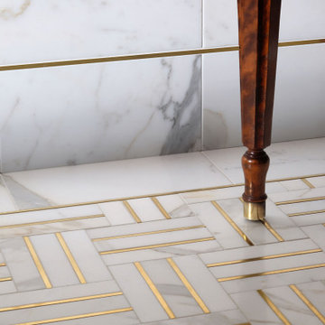 Genevieve Pattern Floor Installation