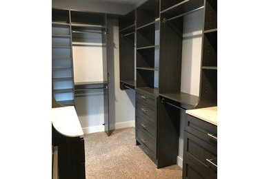 Inspiration for a transitional closet remodel in Other