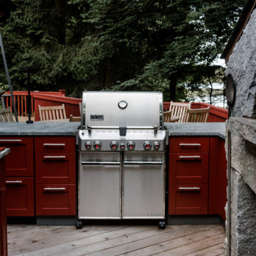Outdoor Pizza Oven and Kitchen Addition