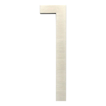 Mid-Century Modern House Number, 6" Palm Springs Aluminum 1