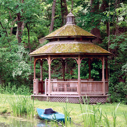 Weathered Cedar Gazebo - Gazebos