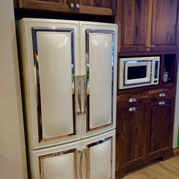 Retro style kitchen units