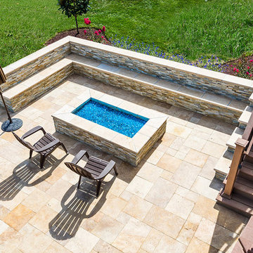 Fiberglass Feature Pool - Mullica Hill, New Jersey